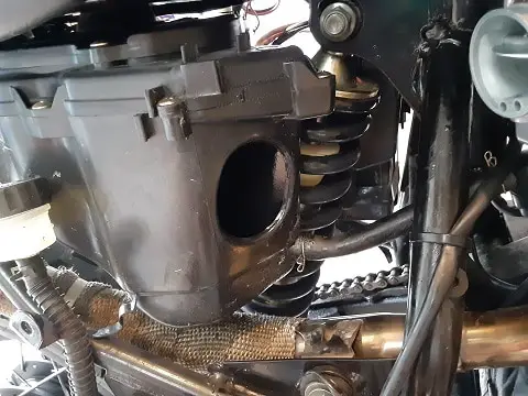 Airbox hole.