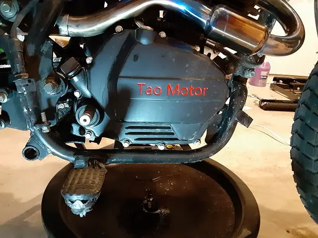 TaoTao TBR7 motorcycle engine.