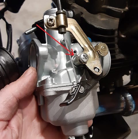 How to remove choke cable on carburetor.