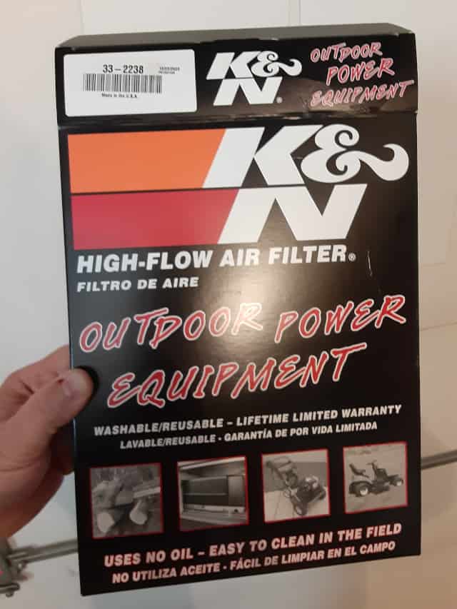 The Famed Motorcycle K&N Air Filter #33-2238.