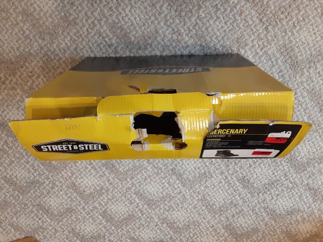 Cycle Gear Street and steel motorcycle boot discounted box