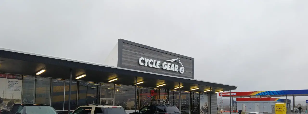 Local Cycle Gear store front, Allentown, Pa.