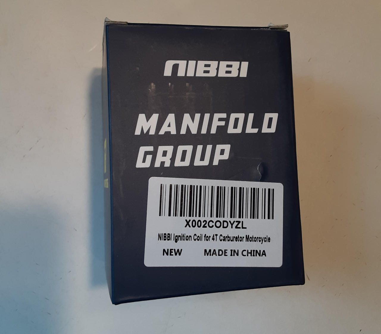 Nibbi Racing Ignition Coil, in box.