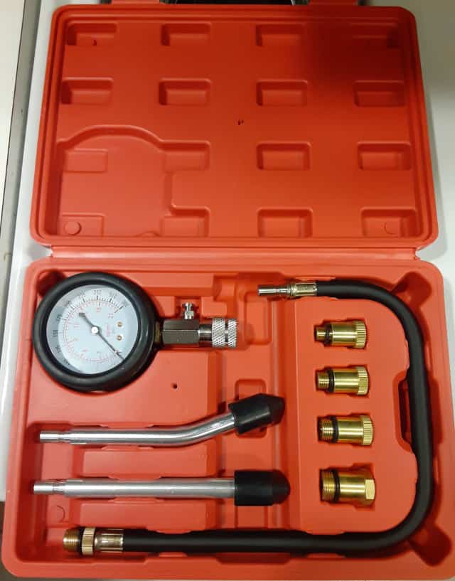 My New Motorcycle Engine Compression Tester Kit