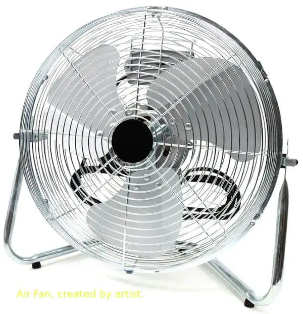 Electric fans: common with water cooled motorcycles engines, but not air-cooled motorcycle engines.