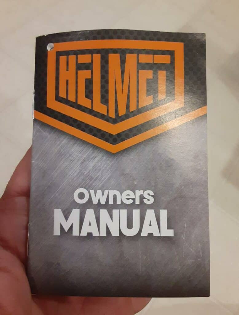 Fuel's Motorcycle Helmet Owner's Manual
