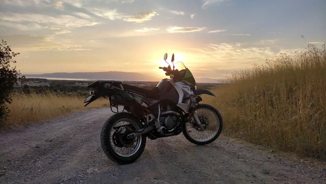 Adventure Dual-sport motorcycle.