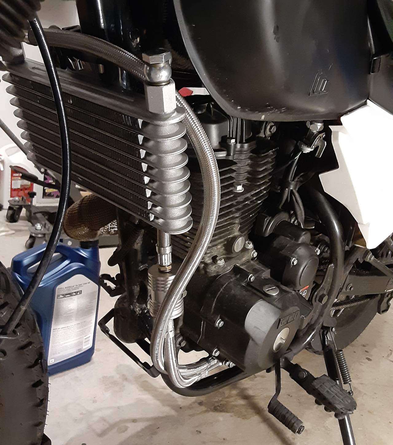 TBR7 Motorcycle Oil Cooler.